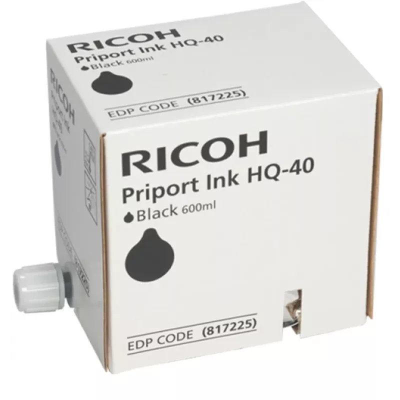 Ricoh Juoda ink Box dažų kasetė 1 vnt. Suderinama