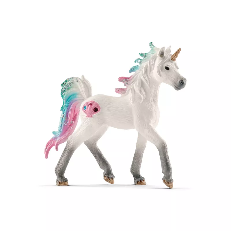 schleich BAYALA Jūros vienaragis, kumeliukas, 5 m., Vienaragis / Pegasas, Vienaragiai ir fėjos, Įvairiaspalvis, Plastikas, 1 vnt.