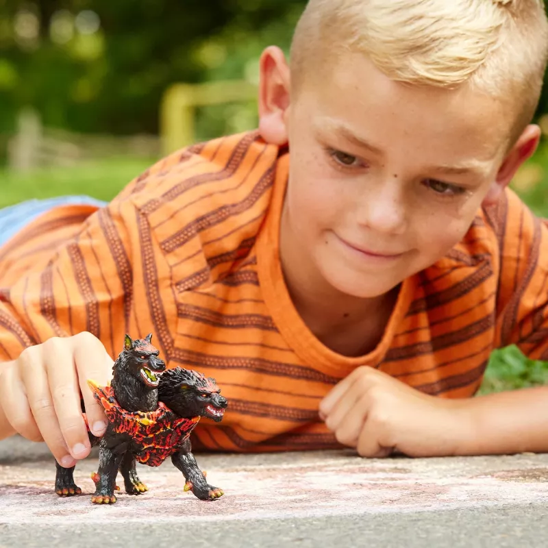 schleich ELDRADOR CREATURES Pragaro šuo, 7 m., Lavos pasaulis, Monstrai ir drakonai, Daugiaspalvis, Plastikas, 1 vnt.