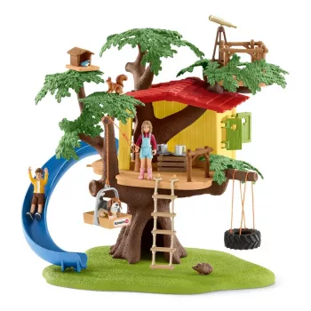 schleich FARM WORLD Nuotykių namelis medyje, Ūkis, Ūkio gyvūnai / ūkio žaislai, 3 m., Įvairiaspalvis, Plastikas