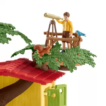 schleich FARM WORLD Nuotykių namelis medyje, Ūkis, Ūkio gyvūnai / ūkio žaislai, 3 m., Įvairiaspalvis, Plastikas