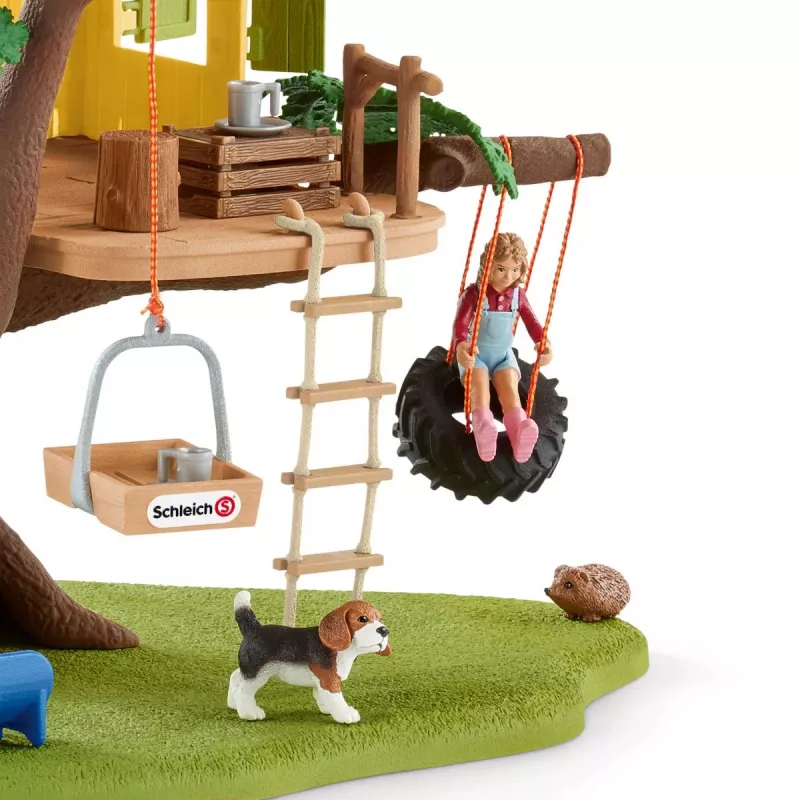 schleich FARM WORLD Nuotykių namelis medyje, Ūkis, Ūkio gyvūnai / ūkio žaislai, 3 m., Įvairiaspalvis, Plastikas