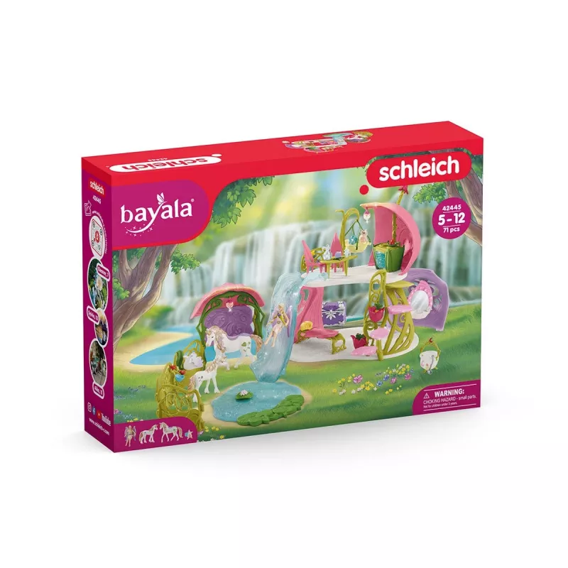 schleich BAYALA Žėrintis gėlių namas su vienaragiais, ežeru ir tvartu