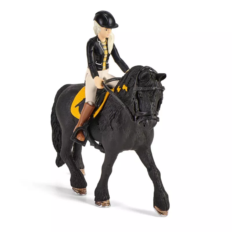 schleich HORSE CLUB Arklio vežimėlis su Tori ir Princese, Arklių stabilas, Arkliai, 5 m., Įvairiaspalvis, Plastikas
