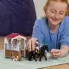 schleich HORSE CLUB Arklio vežimėlis su Tori ir Princese, Arklių stabilas, Arkliai, 5 m., Įvairiaspalvis, Plastikas