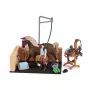 schleich HORSE CLUB prausimosi zona su Emily ir Luna, gyvūnas, arklidė, arkliai, 5 m., įvairiaspalvis, plastikas