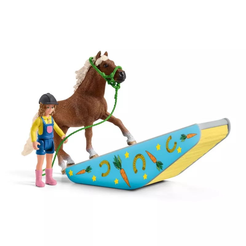 schleich Ponių vikrumo treniruotė, Vikrumas, Ūkio gyvūnai / žaislai apie ūkį, 3 m., Įvairiaspalvis, Plastikas