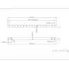 Multibrackets M prailginimo vamzdis lubiniam laikikliui juodas 3000 mm, vamzdis, juodas, plienas, 4.55 kg, 4.55 kg, 55 mm