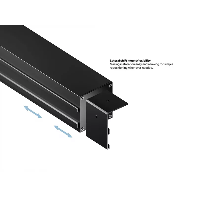 Multibrackets M 16:9 Motorizuotas projekcinis ekranas 300x168, 135 col. Juoda Edition