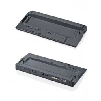 Fujitsu S26391-F1557-L110 nešiojamojo kompiuterio dokas / prievadų atkartotuvas Docking juodas