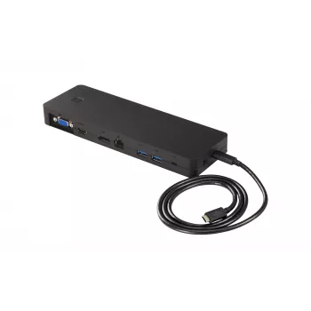 Fujitsu S26391-F1667-L100 nešiojamojo kompiuterio dokas / prievadų replikatorius Laidinis USB 3.2 Gen 1 (3.1 Gen 1) Type-C Juoda