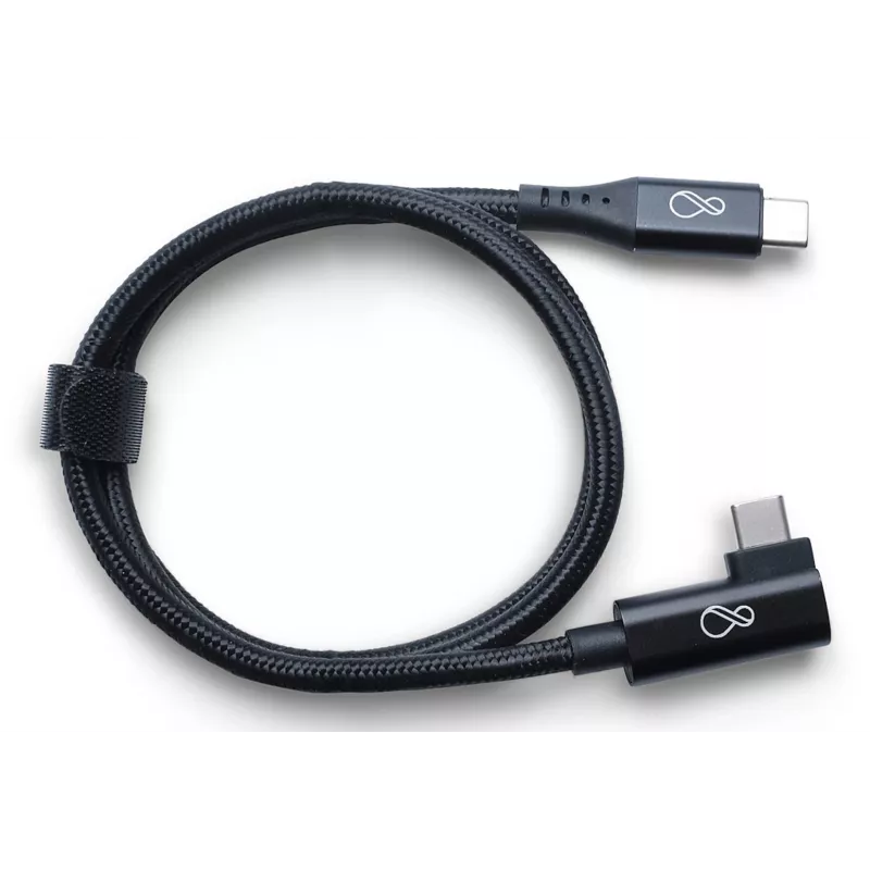 Ochno 70 cm juodas USB-C laidas, kampuotas, 0,7 m, USB C, USB C, USB 3.2 Gen 2 (3.1 Gen 2), 10 Gbit/s, Baltas