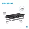 HP 65W USB-C plonas Travel maitinimo adapteris, nešiojamam kompiuteriui, universalus, 90 V, 47–63 Hz, 65 W, 20 V