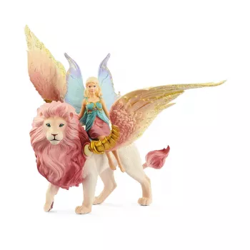 Figure Schleich BAYALA Fėja Skrydyje ant Sparnuoto Liūto