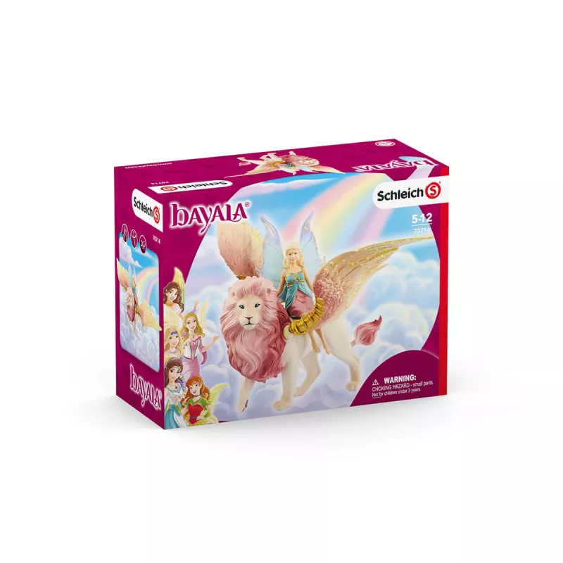 Figure Schleich BAYALA Fėja Skrydyje ant Sparnuoto Liūto