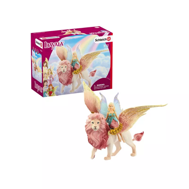 Figure Schleich BAYALA Fėja Skrydyje ant Sparnuoto Liūto