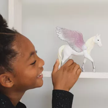 schleich BAYALA Sunrise Pegasus, 5 m., vienaragis / pegasas, vienaragiai ir fėjos, daugiaspalvis, plastikas