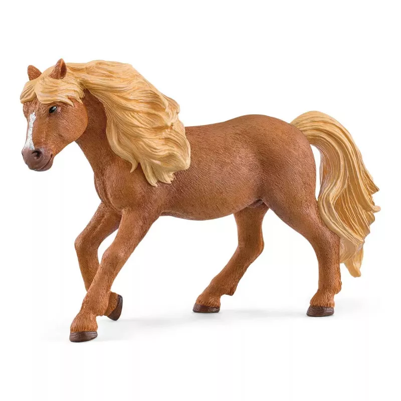 Žirgo figūrėlė Schleich Islandijos ponis eržilas rudas 13943S