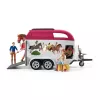 schleich HORSE CLUB Arklių nuotykiai su automobiliu ir priekaba, Veiksmo/Nuotykių, Kempingas, Arkliai, 5 m., Įvairių spalvų, Plastikas