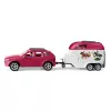 schleich HORSE CLUB Arklių nuotykiai su automobiliu ir priekaba, Veiksmo/Nuotykių, Kempingas, Arkliai, 5 m., Įvairių spalvų, Plastikas