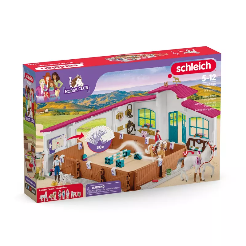 schleich Riding Arena Peppertree, Action/Adventure, Riding Tournament, Horses, 5 yr(s), Multicolour, Plastikas