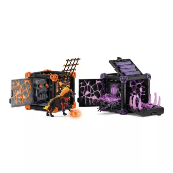 Veiksmo/Nuotykių Schleich BattleCave Arena Lava vs. Shadow įvairiaspalvis