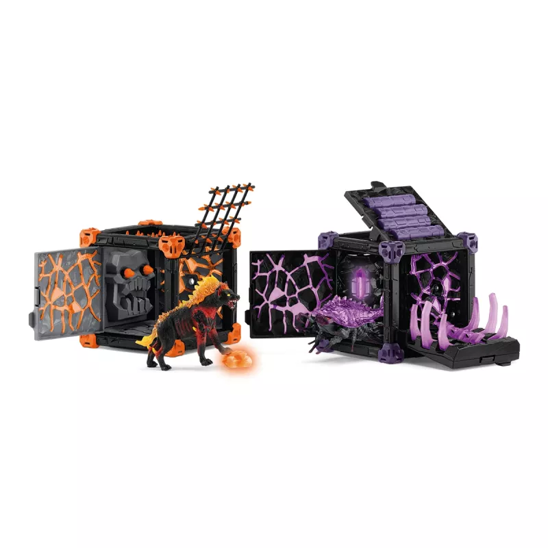 Veiksmo/Nuotykių Schleich BattleCave Arena Lava vs. Shadow įvairiaspalvis