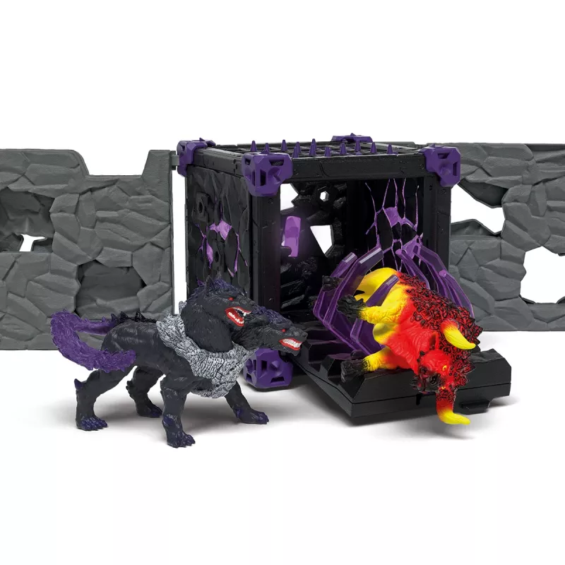 Veiksmo/Nuotykių Schleich BattleCave Arena Lava vs. Shadow įvairiaspalvis