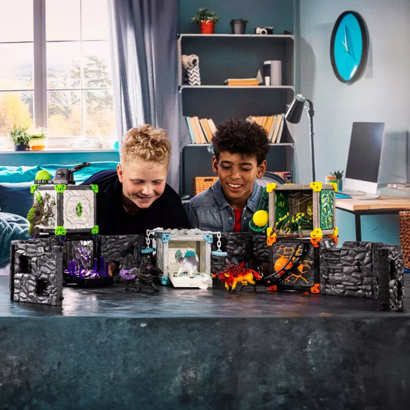 Veiksmo/Nuotykių Schleich BattleCave Arena Lava vs. Shadow įvairiaspalvis