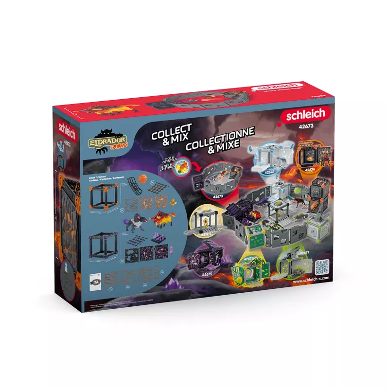 Veiksmo/Nuotykių Schleich BattleCave Arena Lava vs. Shadow įvairiaspalvis