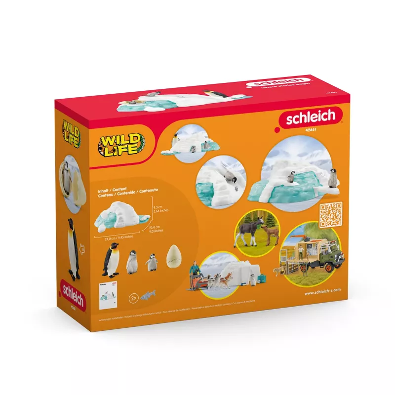 Žaislinė figūrėlė Schleich Pingvinų šeimos linksmybės Daugiaspalvė 42661
