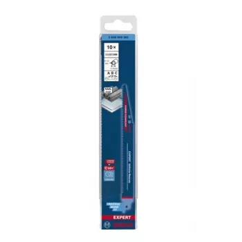 Bosch 2 608 900 382 siaurapjūklio / figūrinio pjūklo / atbulinio pjūklo peiliukas Atbulinio pjūklo peiliukas Karbidas 10 vnt.