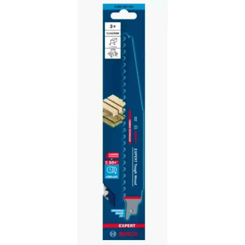 Bosch Expert 2 608 900 404 siaurapjūklio / ritininio pjūklo / atbulinio pjūklo diskas Karbidas 3 vnt.