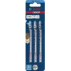Bosch Expert 2608900554 Siaustuko peiliukas Anglinis plienas (HCS) 3 vnt.
