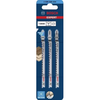 Bosch Expert 2608900554 Siaustuko peiliukas Anglinis plienas (HCS) 3 vnt.
