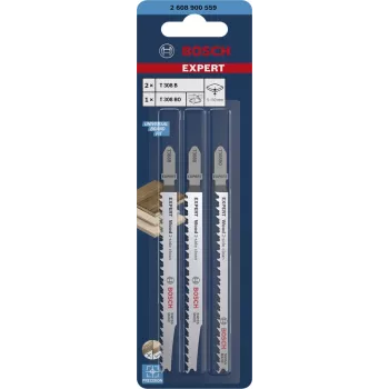 Bosch 2 608 900 559 siaurapjūklio / juostinio pjūklo / atgręžiamojo pjūklo geležtė Siaurapjūklio geležtė 3 vnt.