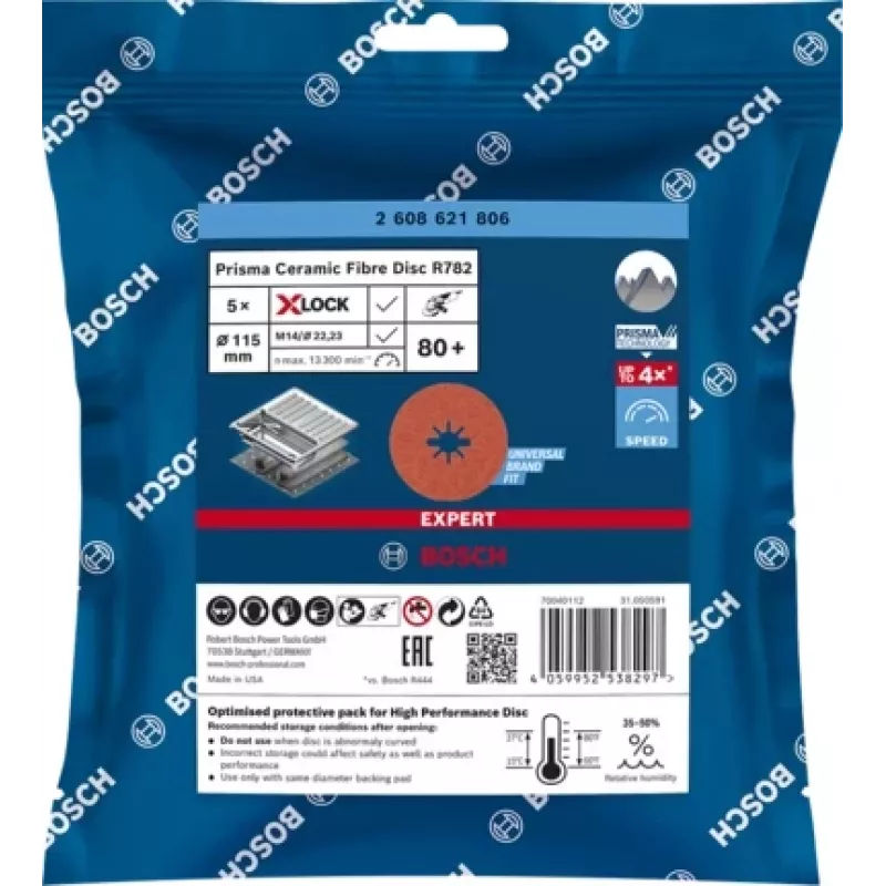 Bosch EXPERT R782 PRISMA šlifavimo diskas
