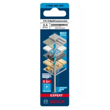 MultiConstruction grąžtas Bosch EXPERT CYL-92608900602, 3,5 mm skersmuo, 40 mm ilgis