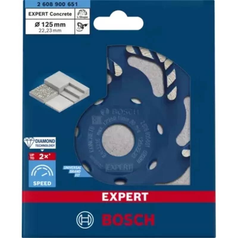Bosch 2 608 900 651 sukamųjų įrankių šlifavimo/šlifavimo tiekimas betonui