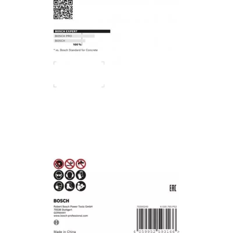 Bosch 2 608 900 651 sukamųjų įrankių šlifavimo/šlifavimo tiekimas betonui