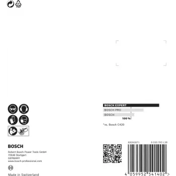 Bosch 2 608 900 812 rotacinio įrankio šlifavimo/šlifavimo reikmenys Mediena Šlifavimo lapas