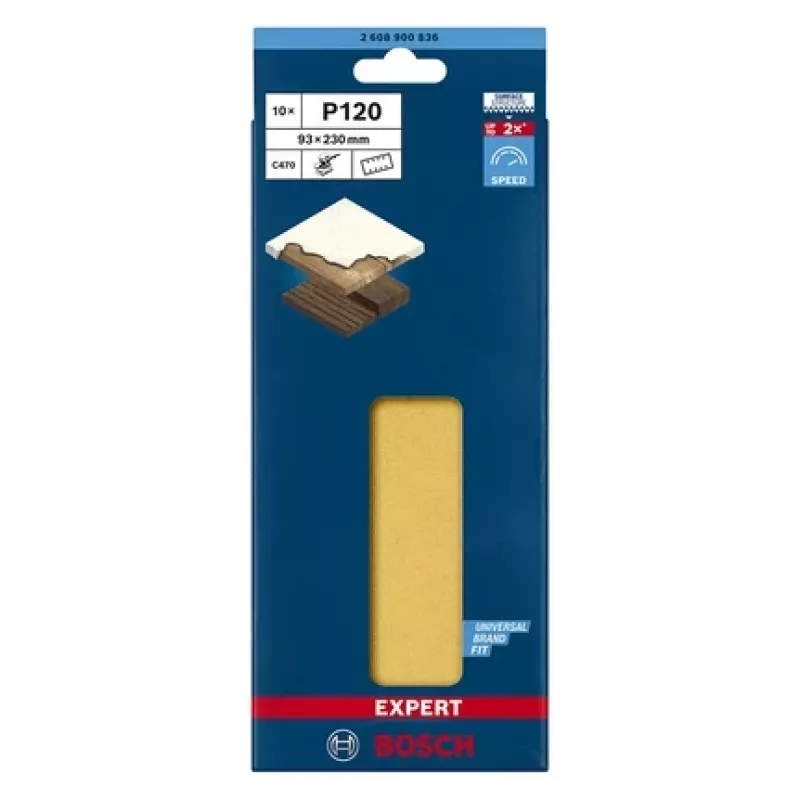 Bosch 2 608 900 836 sukamajam įrankiui skirtas šlifavimo/šlifavimo reikmuo Mediena Šlifavimo lapas