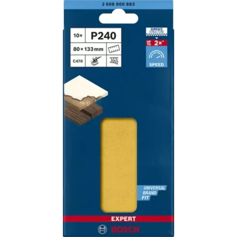 Bosch 2 608 900 883 rotacinio įrankio šlifavimo/šlifavimo reikmenys Mediena Šlifavimo lapelis