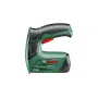 Kabių pistoletas Bosch PTK 3,6 LI Office Set — belaidis, Li‑Ion 1.5 Ah, kabių ilgis 4 mm–10 mm, plotis 50 mm