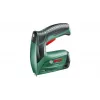 Kabių pistoletas Bosch PTK 3,6 LI Office Set — belaidis, Li‑Ion 1.5 Ah, kabių ilgis 4 mm–10 mm, plotis 50 mm