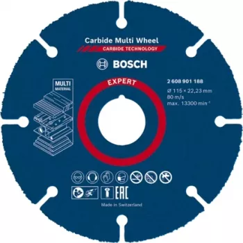 Bosch 2 608 901 188 sukamasis įrankis šlifavimo/šlifavimo reikmenys Plastikas, Mediena Pjovimo diskas
