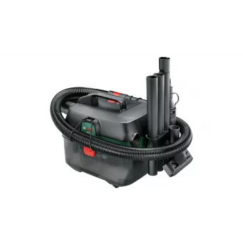 Bosch AdvancedVac 18V-8 8 L cilindrinis dulkių siurblys sausam ir šlapiam valymui Dulkių maišelis