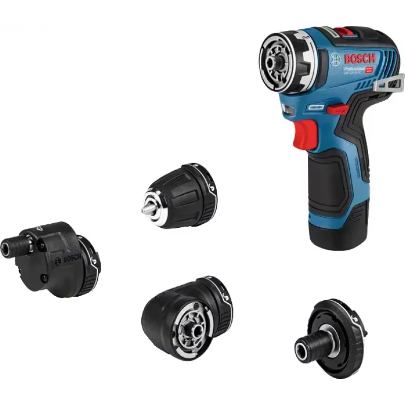 Bosch GSR 12V-35 FC 1750 RPM Juoda, Mėlyna