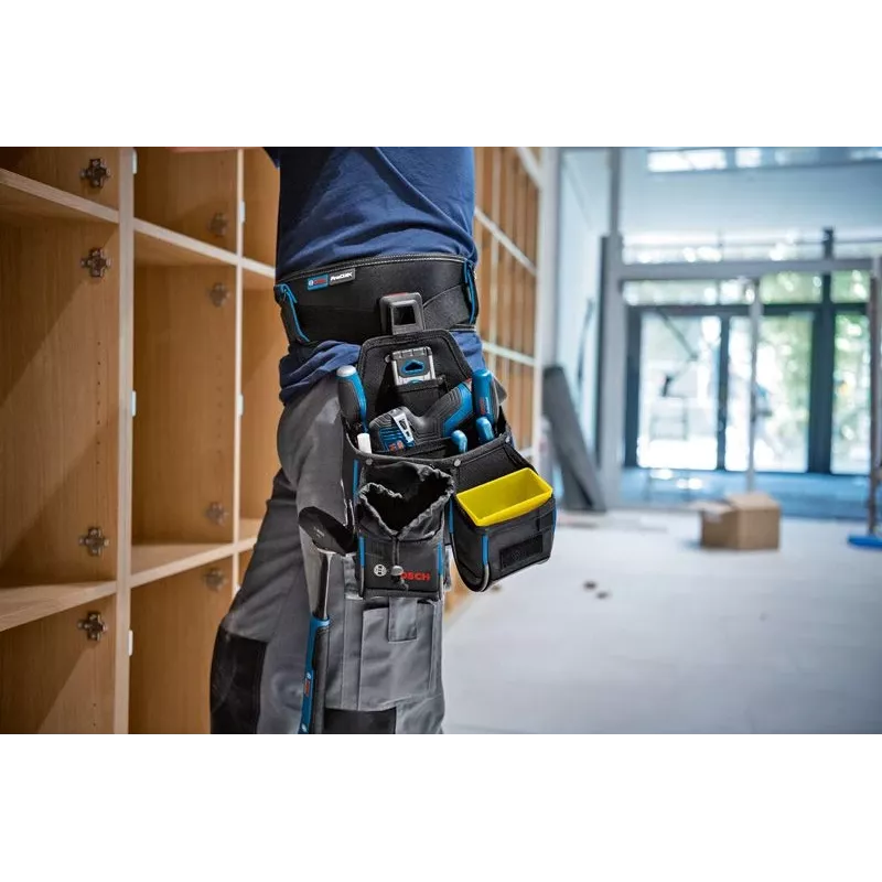 Bosch 1.600.A02.65R, Juosmens įrankių diržas, Juoda, Sagtis, 5 vnt.