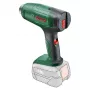 Karšto oro pistoletas Bosch EasyHeat 18V-500 — belaidis, 72 W, 4 Ah baterija, 350–450 °C, pistoleto rankena, žalias